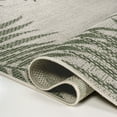 thumbnail image 5 of JONATHAN Y TUSCAN SUN 5 x 8 Area Rug, Isla Coastal Cottage Palm Frond Border - Green/Cream, TSN207B-5, 5 of 9
