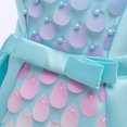 thumbnail image 6 of KONBECA Toddler Girls Princess Dress, Little Girls Party Wedding Dress, Lace Bowknot Cute Mermaid Beading Dress, Kids Pageant Flower Girl Sleeveless Dress, Birthday Gifts for Girls Green (9-10 Years), 6 of 8