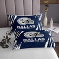 thumbnail image 3 of Erosebridal Rugby Coverlet Set King for Boys,Stripes Sport Bedding Set,Football Gaming Decor,3-Piece, 3 of 5