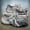 Grey, variant on Unisex Clogs, New Spring Style, Lace-Up Sandals with Large Perforations, Breathable, Suitable for Daily Wear, Outdoor Hiking, and Creek Wading