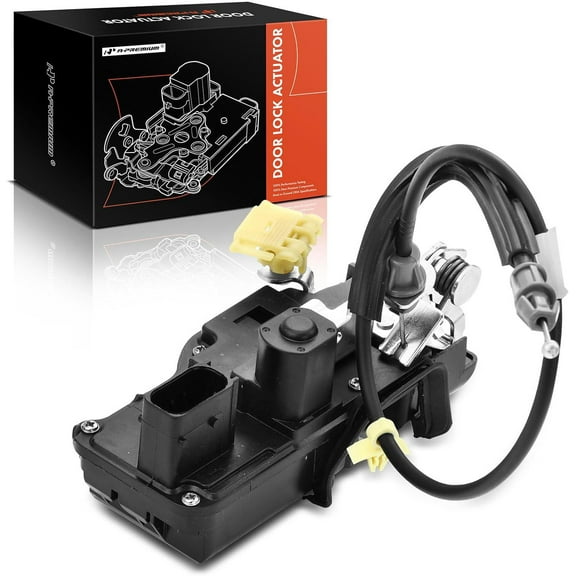 A-Premium Door Latch Lock Actuator Compatible with Cadillac Vehicles - CTS 2008 2009 2010 2011 2012 2013 2014, Sedan, Wagon, Without Keyhole - Front Left Driver Side, Replace# 15269872, 19210210
