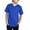 Royal Blue, variant on Ma Croix Men's Cotton Baseball Jersey Plain Button Down Short Sleeve Atheletic Sports Tee Shirts