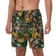 thumbnail image 1 of Balery Hawaiian Culture Symbols Bañador para hombre, shorts de playa de secado rápido con entrepierna y forro de compresión-XX-Large, 1 of 6