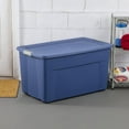 thumbnail image 4 of Sterilite 170 L Latch Tote Box- Blue, 4 of 7