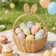 thumbnail image 5 of Canastas de Conejo de Pascua para Colgar en la Pared, Bolsas que se Pueden Decorar con Ramos, 5 of 6