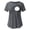 Dark Gray, variant on Frostluinai Maternity Shirts,Women'S Maternity Nursing Tops Short Sleeve Round Neck Breastfeeding Tunic Shirts