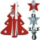 thumbnail image 2 of 4PCS 44 Styles Christmas Knife and Fork Holder Elk Xmas Tree Pocket Cutlery Bag Non-woven fabric Cookware Organizer Table Decor, 2 of 5