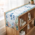 thumbnail image 6 of Table Runners 72 Inches Long Dress Scarves, Seahorse Coastal Farmhouse Kitchen/Dining Table Runner, Coffee Tablerunners, Summer Nautical Starfish Coral Ocean 14x72 Inch, 6 of 9