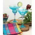 thumbnail image 2 of Cape Cod Cottage Turquoise Margarita Set/2, 2 of 3
