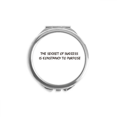thumbnail image 1 of Citation Constance à Usage Manuel Miroir Compact Rond Portable de Poche en Verre, 1 of 3