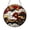 Stained Glass 7.87 Inch, variant on Floral Blossom and Cloud Design Stained Glass Style Suncatcher Window Hanging Decor, Decorative Flower Window Ornament, Elegant Decorative Glass Art Panel