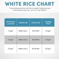 thumbnail image 6 of AROMA ®   Select Stainless ®   Rice Cooker, 3-Cup (Uncooked) / 6-Cup (Cooked), Stainless Steel Inner Pot, Small Rice Cooker, Auto Keep Warm, 1.2 Qt, White, ARC-753SG, 6 of 7