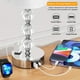 thumbnail image 3 of Lámpara de Mesa de Cristal, Lámpara de Buró de Noche Moderna, Puertos USB C+A, Táctil Regulable de 3 Vías, Lámparas de Escritorio Decorativa para Recamara Dormitorio Sala de Estar Bar, 3 of 8