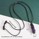 thumbnail image 4 of Black Obsidian Healing Crystal Points Necklace Adjustable Rope Wrapped Braided Stone Pendant Necklace Handmade Gemstone Jewelry For Men Women, 4 of 5