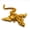 Gold, variant on 3D Printed Dragon with Eyes, 8 inches 3d printed dragon large, Small sculpture, decorative item Winged , Bendable and Flexible Big