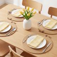 thumbnail image 2 of Unique Bargains Farmhouse Placemats 4pcs Brown 13"x13", 2 of 6