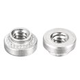 thumbnail image 4 of Unique Bargains Self -Clinching Nuts,#4-40x0.11-Inch Stainless Steel Rivet Nut Round Head Steel Metal Sheet Mounting Fastener 50pcs, 4 of 5