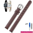 thumbnail image 3 of Correa de reloj de cuero genuino con interfaz de arco dedicada para correa de reloj CK para mujer Serie K43231/K43232/K43236 de 30 mm, 3 of 5