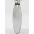 thumbnail image 3 of Green Floral Crafts 36-inch Natural Bamboo Cylinder Floor Vase Wooden for Dried Flowers Branches Perfect Spa Office Dining Living Room Entry Way Home Decoration, Lacquer Oyster-Silver, 3 of 5