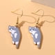 thumbnail image 4 of Lindos pendientes con forma de gancho para la oreja de gatito, textura fresca y dulce, sencillos pendientes de gato de dibujos animados, fáciles de usar, material de calidad, estilo, 4 of 5