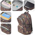 thumbnail image 4 of Paisley and Floral Purple Pattern Cute School Backpack Bag with Padded Back and Adjustable Shoulder Straps 16.9 X 12.6 X 5.9 Inches, 4 of 5