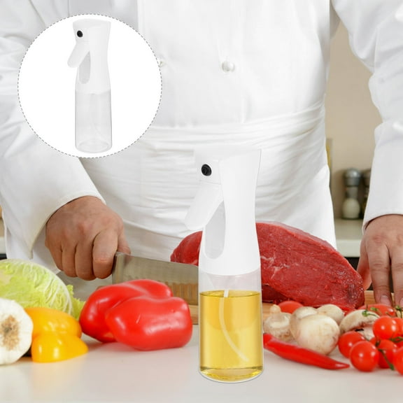 Masteelf  Oil Dispenser Spray and Pour Bottle Olive Storage Push Type