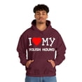 thumbnail image 6 of I Love My Polish Hound Dog Breed Graphic Hoodie Sweatshirt, Sizes S-5XL, 6 of 9