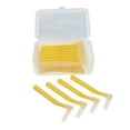 thumbnail image 2 of STARTIST 20 Pieces Interdental Brush Toothpick Floss Teeth Cleaner Oral Care Yellow, 2 of 8