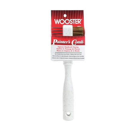 Wooster Beige Stainless Steel Brush and Roller Cleaning Tool