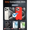 thumbnail image 2 of Diverbox for iPhone 15 Pro Case, 2 in 1 Shockproof DropProof Protective Phone Case with Screen Protector - Red, 2 of 7