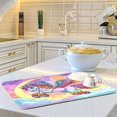 thumbnail image 6 of Dish Drying Mat Kitchen Pad Large Counter Absorbent Dish Mats Drainer Adorable Rainbow Horse, 6 of 8