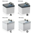 thumbnail image 2 of Toothpick Dispenser Electric Automatic Toothpick Holder Smart Tooth Stick 5 3 4 1 Storage Box, Dark Blue, USB Charging, 2 of 7