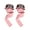 Pink, variant on GOUNOD Lifting Straps 2 pack, Neoprene Wrist Straps with Silicone Antideslizante - for Weightlifting Bodybuilding Workout