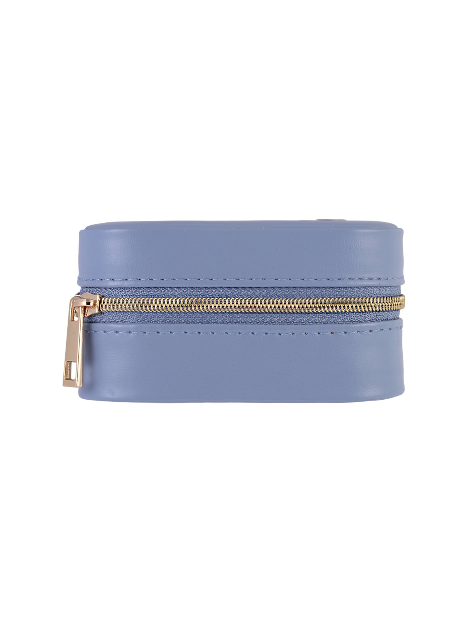 Time and Tru Goldtone/Blue Initial "A" Square Jewelry Organizer