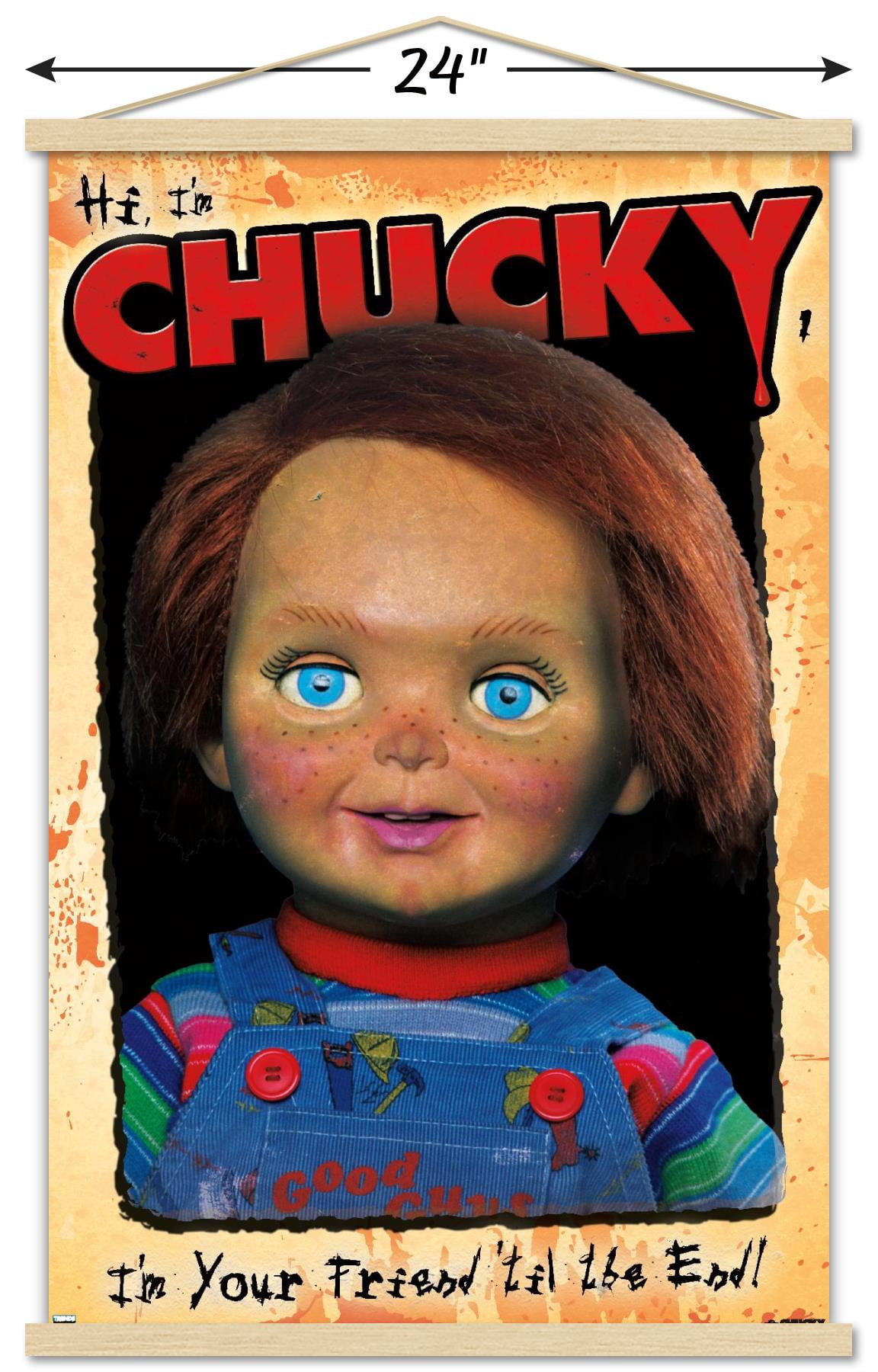 Child's Play 2 - Portrait Wall Poster with Magnetic Frame, 22.375" x 34"