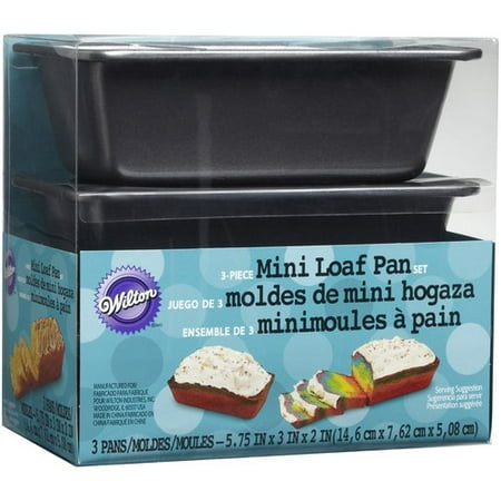 Wilton Mini Loaf Pan Set, 3 pc. (Best Mini Loaf Pans)