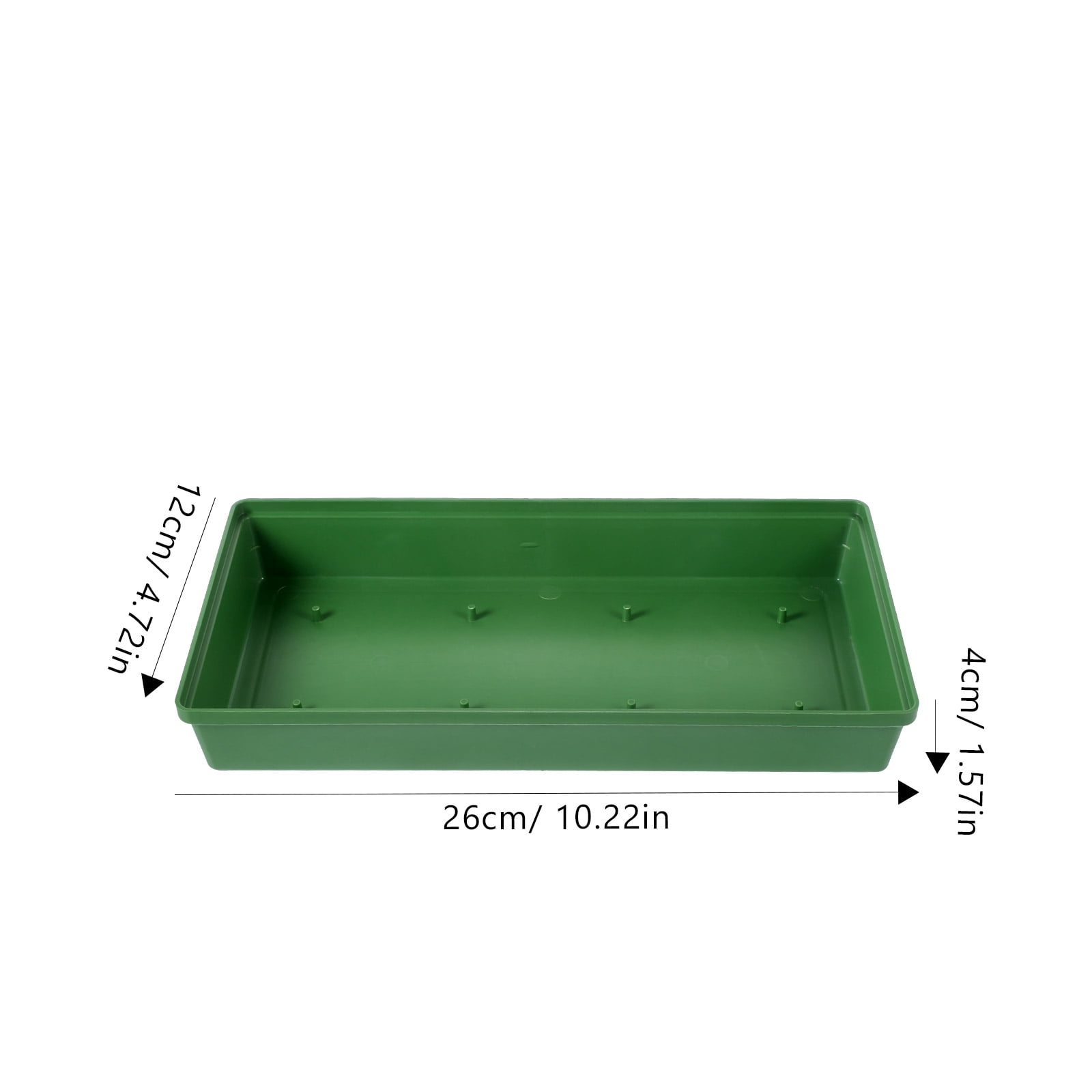 Hytrove 5Pcs Plastic Flower Mud Trays Easy to Use Green Floral Foam Trays for Elegant Plant Decorations