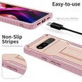 thumbnail image 5 of ExoGuard For Google Pixel 7 Case, Phone Case with Screen Protector and Kickstand (Pink), 5 of 8
