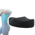 thumbnail image 3 of Memory Foam Seat Cushion, Seat Cushion with Carry Handle Comfortable Cushion for Home Office Chair Pad, Breathable Cushion for Wheelchair - Black, 44.5x24x10.5cm, 3 of 10