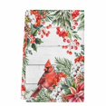 thumbnail image 2 of Cardinal Bird Kitchen Towels Set of 1, Winter Poinsettia Pine Cones Berry Wood Absorbent Dish Towels for Kitchen, Microfiber Hand Towel, Quick Drying Tea Towel for Cleaning Decorative Dishcloths, 2 of 7