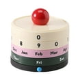 thumbnail image 4 of Innovative Rotating Perpetuals Calendar With Eye Catching Design For Office And Home Desktop Space Unique Decors, 4 of 8