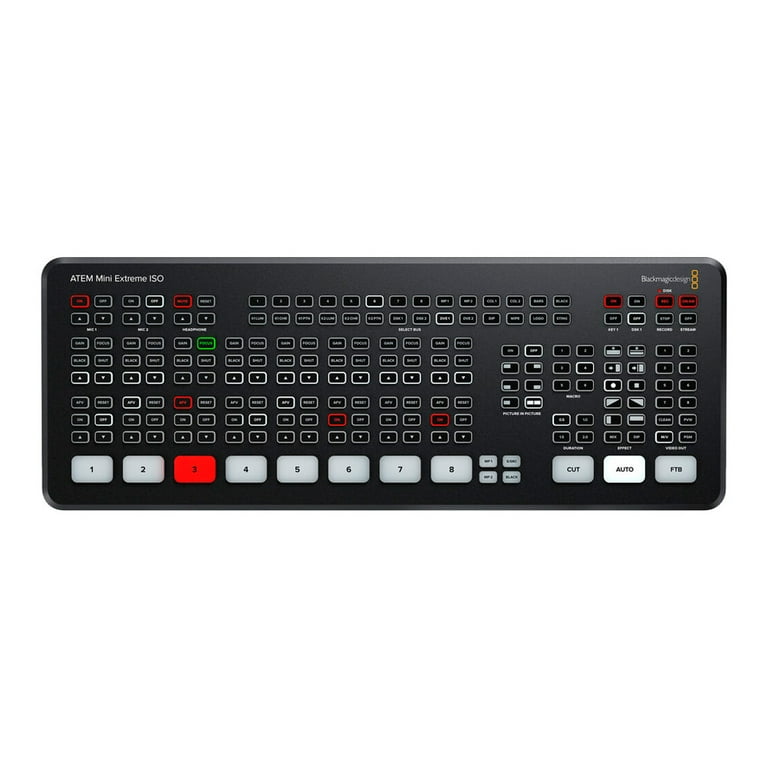 Blackmagic Design ATEM Mini Extreme ISO Video Mixer, Studio Blackmagic Design ATEM Mini Extreme ISO Video Mixer, Studio