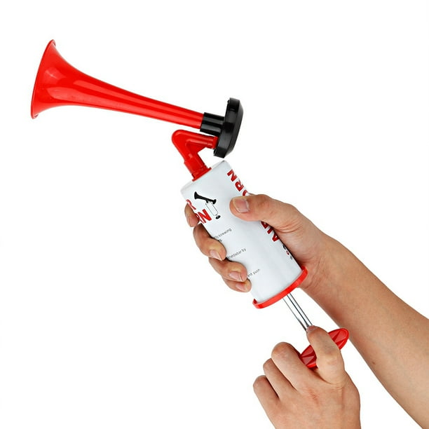 Tebru Handheld Air Horn Pump Loud Noise Maker Safety Boat Car Sports