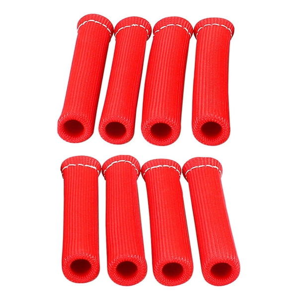 8 fundas protectoras térmicas para envolver, fáciles de instalar para uso automotriz. rojo