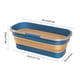 thumbnail image 2 of Cubo plegable para fregona y bañera de agua, Rectangular, para jardín al aire libre, Camping, pesca, 2 of 9