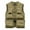 #419-Khaki, variant on Yusimy Men's Multi-Pocket Lightweight Work Vest Breathable Stand-Up Collar Outdoor Fishing Hiking Photography Casual Workwear Style