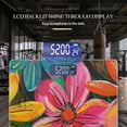 thumbnail image 3 of High Precision Body Weight Scale Smart Bathroom Scales with Large LCD Display(400lbs),Decorative for Bedroom-Abstract Painting Of Colorful Flowers Created, 3 of 4
