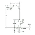 thumbnail image 4 of APEC FAUCET-CD-COKE-NP Ceramic Disc Designer Faucet Coke Shaped Non-Air Gap Faucet, Brushed Nickel, 4 of 4