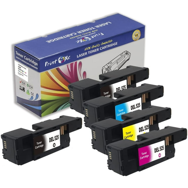 PRINTOXE® E525W Compatible 2 Sets + Black of 5 Cartridges For Dell