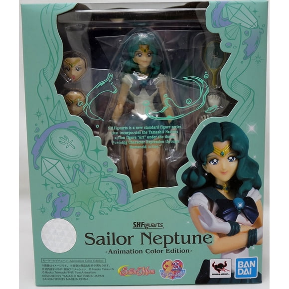 Sailor Moon Pretty Guardian 6 Inch Action Figure S.H.Figuarts - Sailor Neptune Animation Color Edition